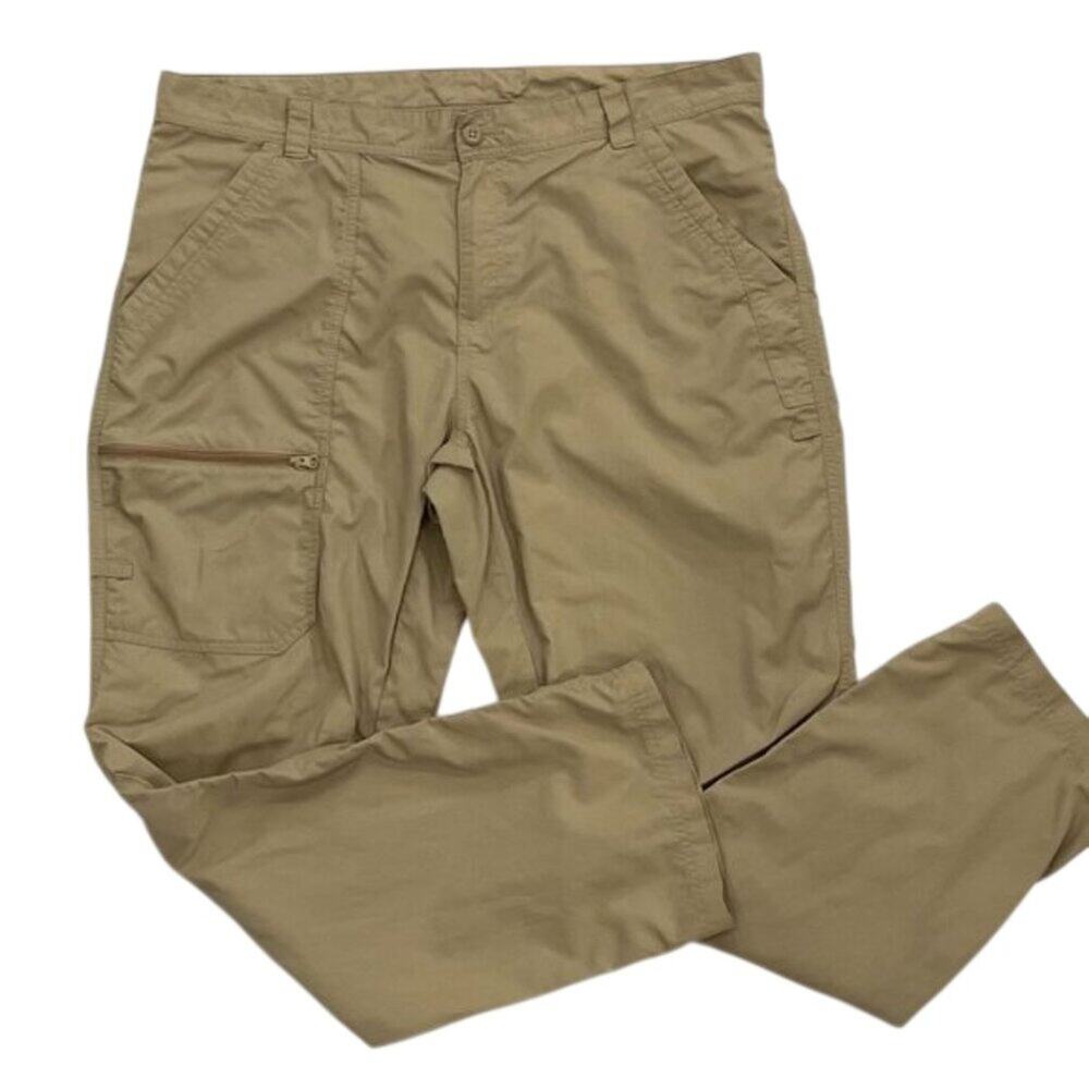 Columbia Lightweight Tan Hiking, Outdoor, Fishing, Utility Pants 40W / 30L